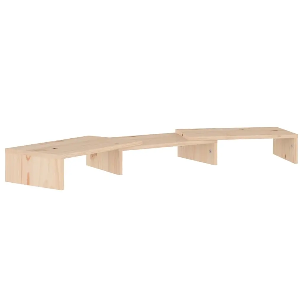 Monitor Stand 80x24x10.5 cm Solid Wood Pine 813939 - Electronics