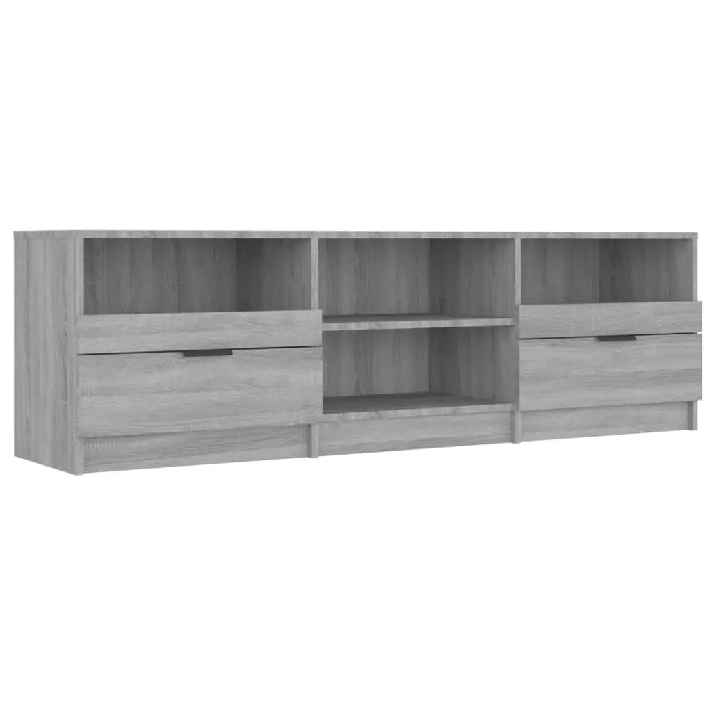 TV Cabinet Grey Sonoma 150x33.5x45 cm Engineered Wood 817115 - Furniture