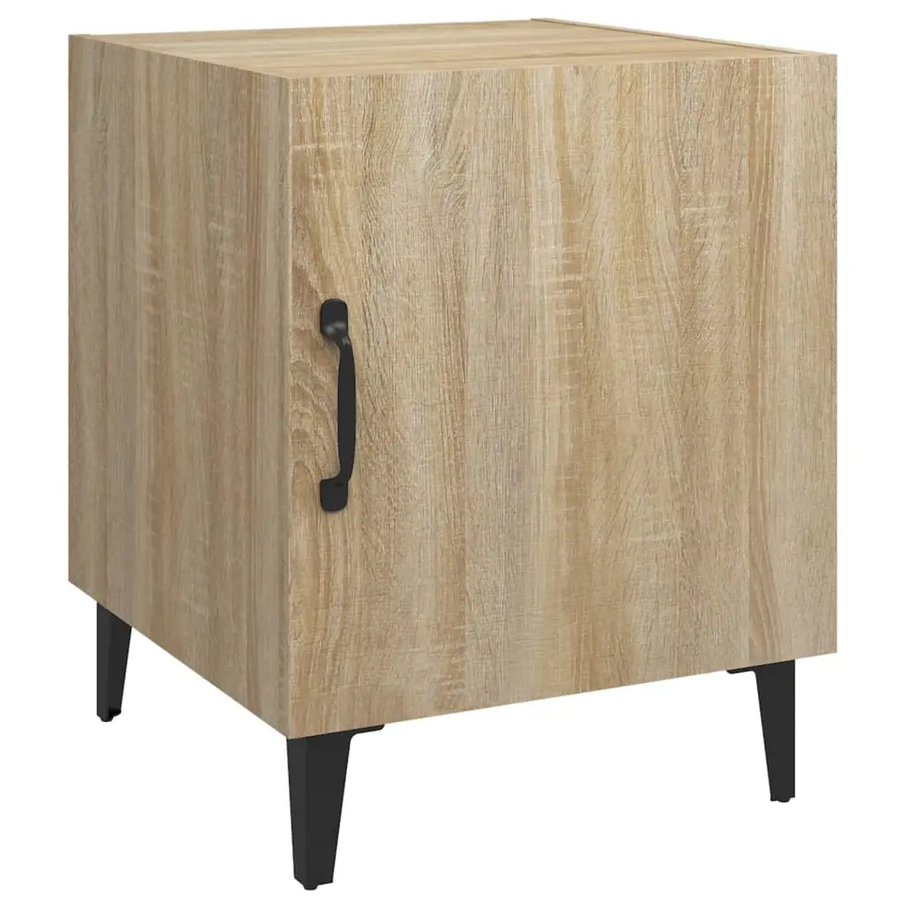 Bedside Cabinet Sonoma Oak Engineered Wood 812066 - Furniture