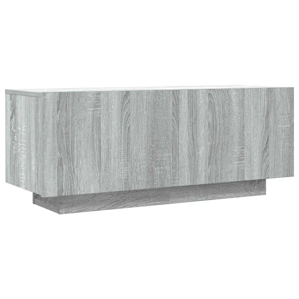 TV Cabinet Grey Sonoma 100x35x40 cm Engineered Wood 815718 - Furniture