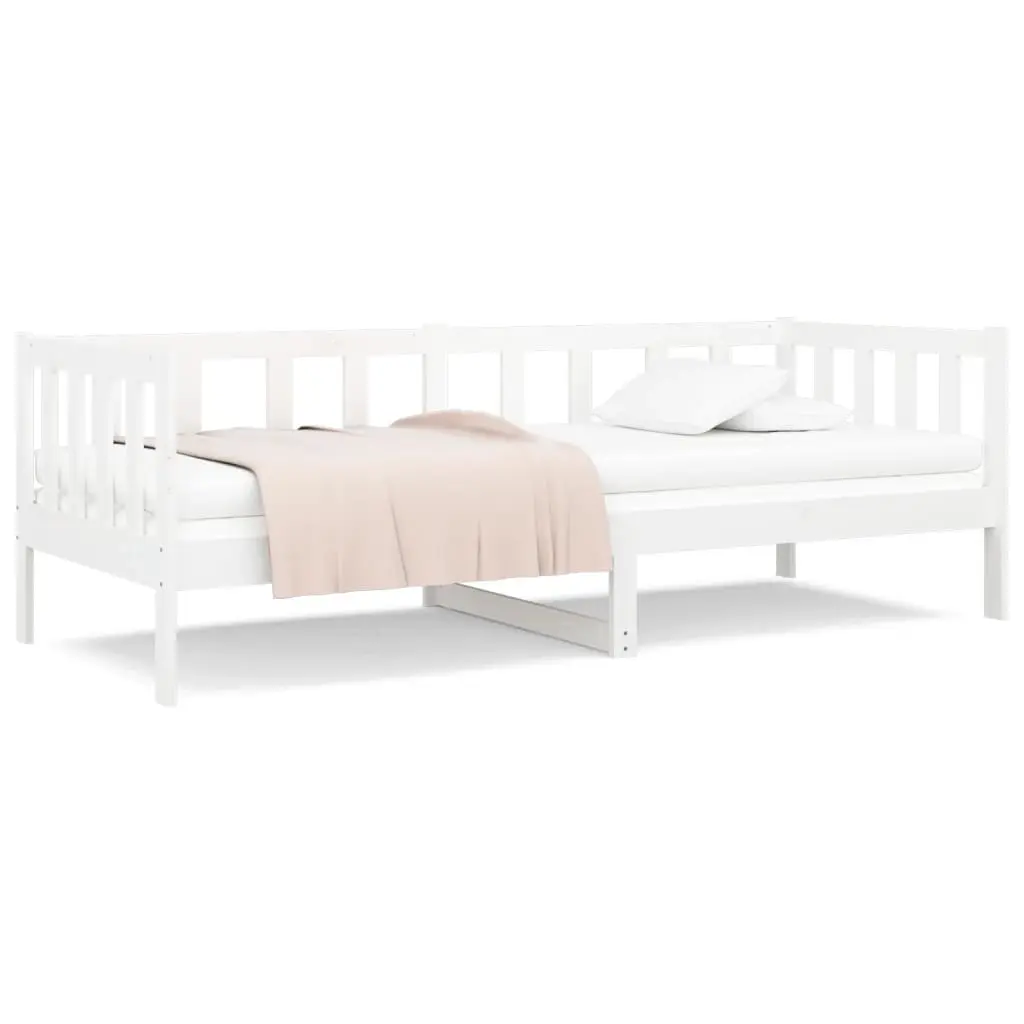 Day Bed without Mattress White 90x190 cm Solid Wood Pine 814645 - Top Selling Beds