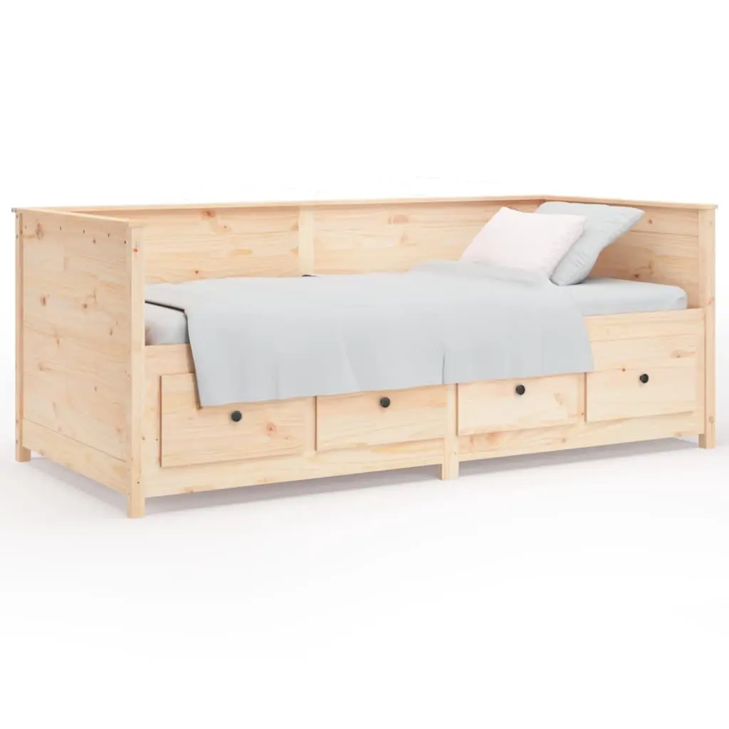 Day Bed without Mattress 80x200 cm Solid Wood Pine 820906 - Furniture