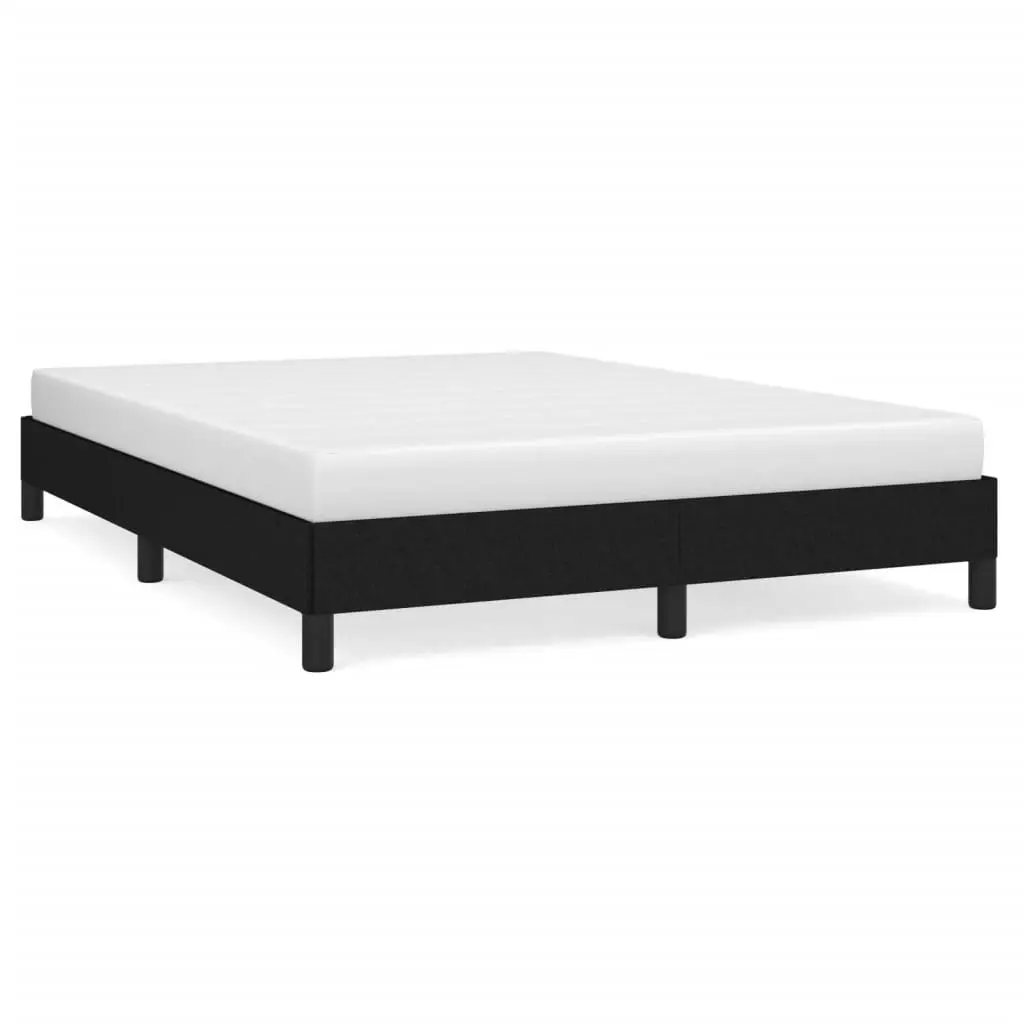 Bed Frame without Mattress Black 152x203 cm Queen Fabric 346763 - Furniture
