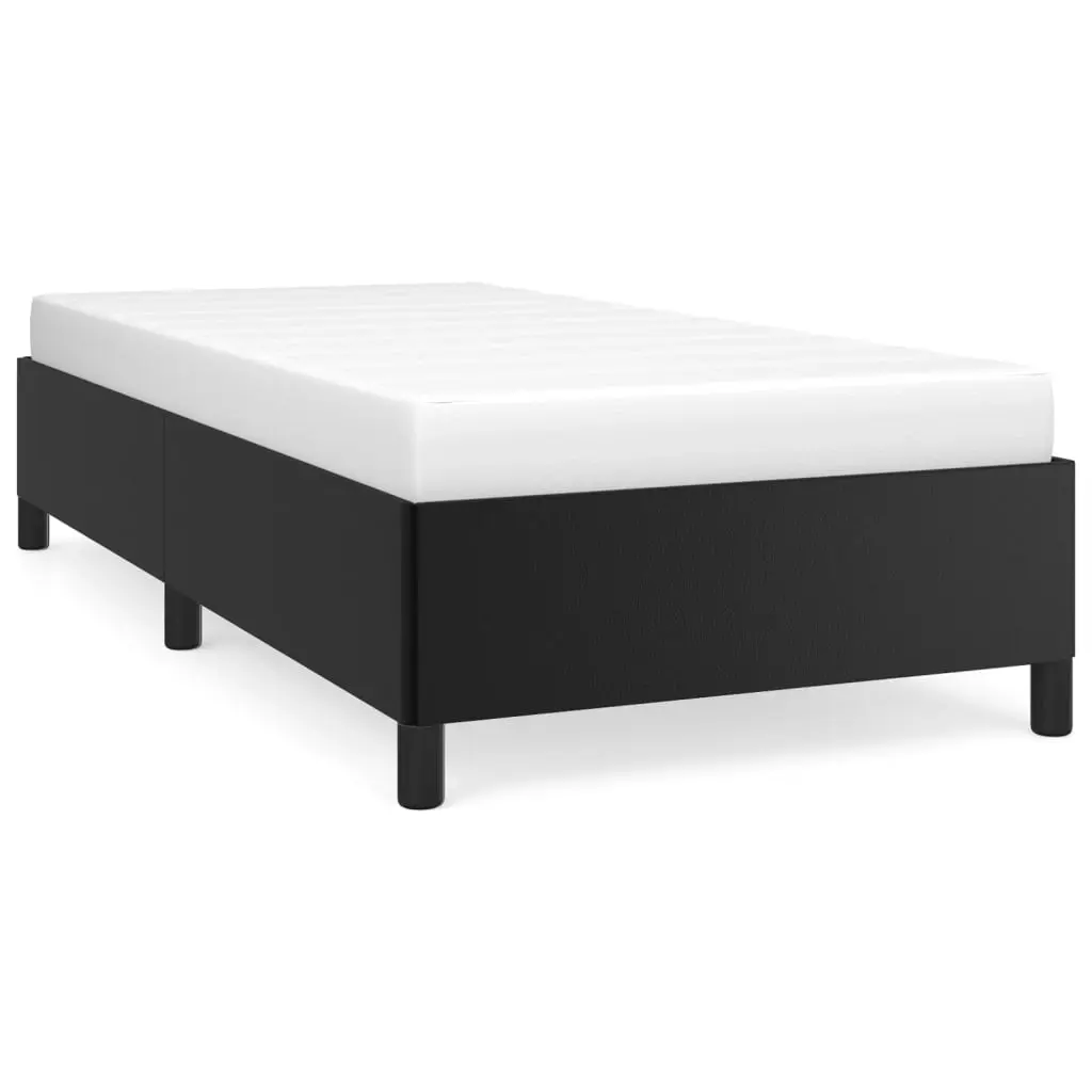 Bed Frame without Mattress Black King Single Faux Leather 347287 - Furniture