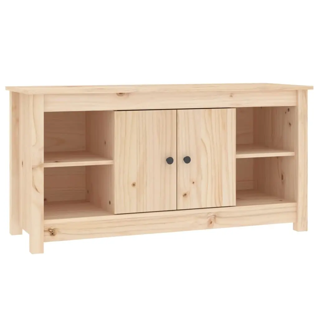 TV Cabinet 103x36.5x52 cm Solid Wood Pine 814574 - Furniture