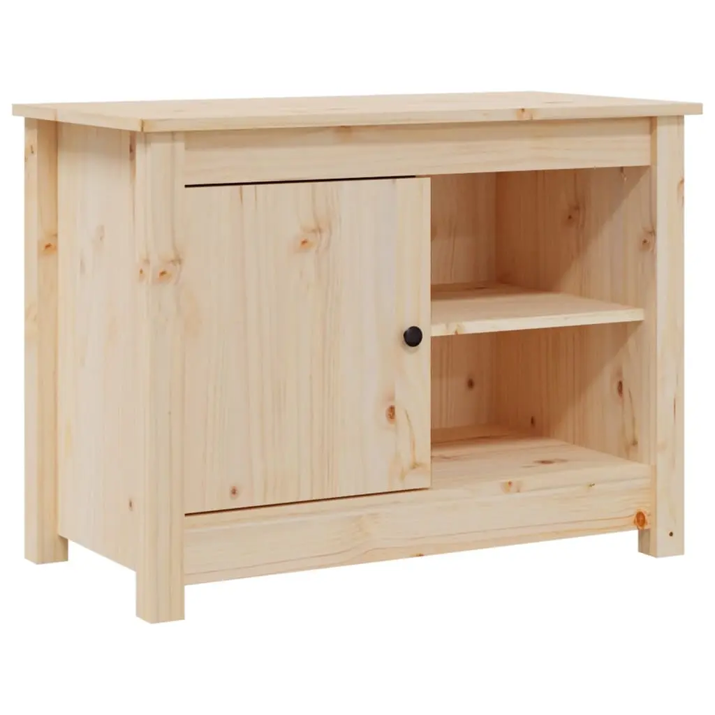 TV Cabinet 70x36.5x52 cm Solid Wood Pine 814579 - Furniture
