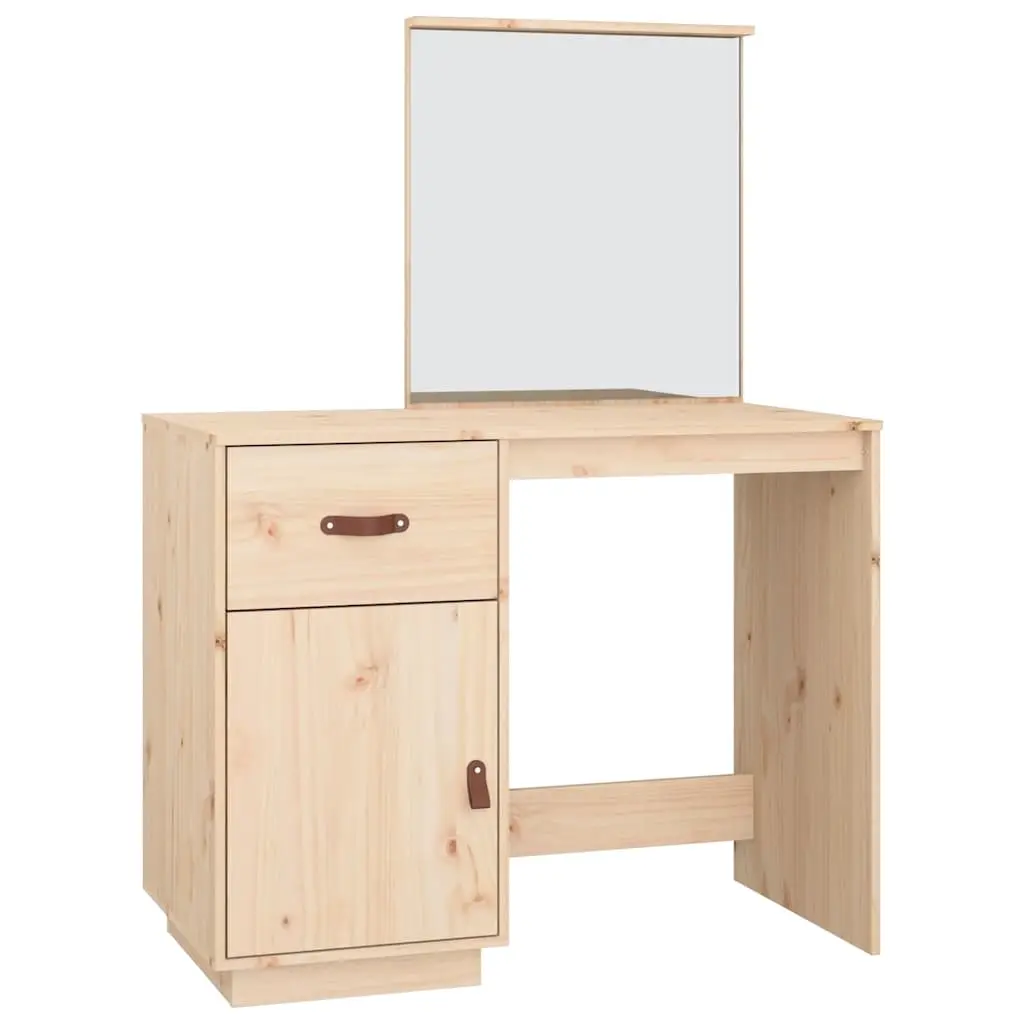 Dressing Table 95x50x134 cm Solid Wood Pine 820087 - Furniture