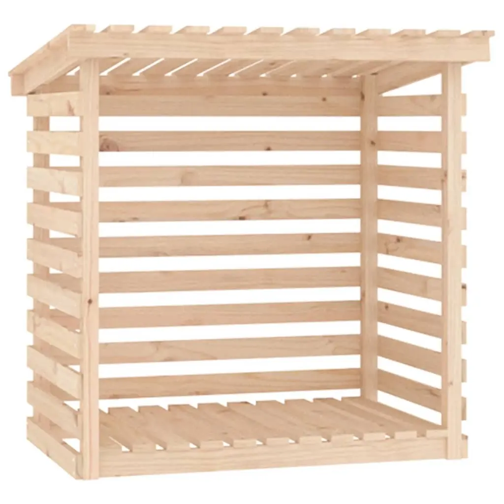 Firewood Rack 108x73x108 cm Solid Wood Pine 822222 - Home & Garden