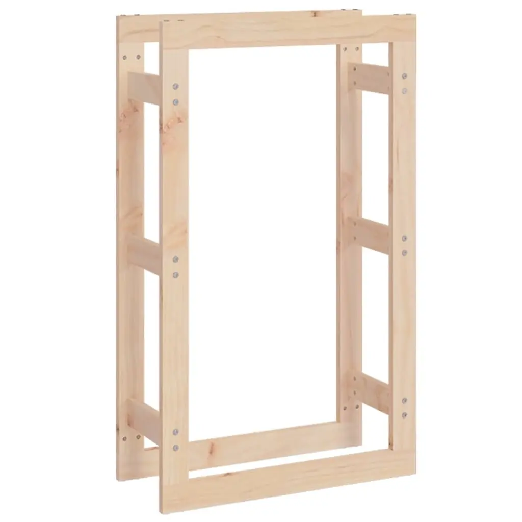 Firewood Rack 60x25x100 cm Solid Wood Pine 822412 - Home & Garden