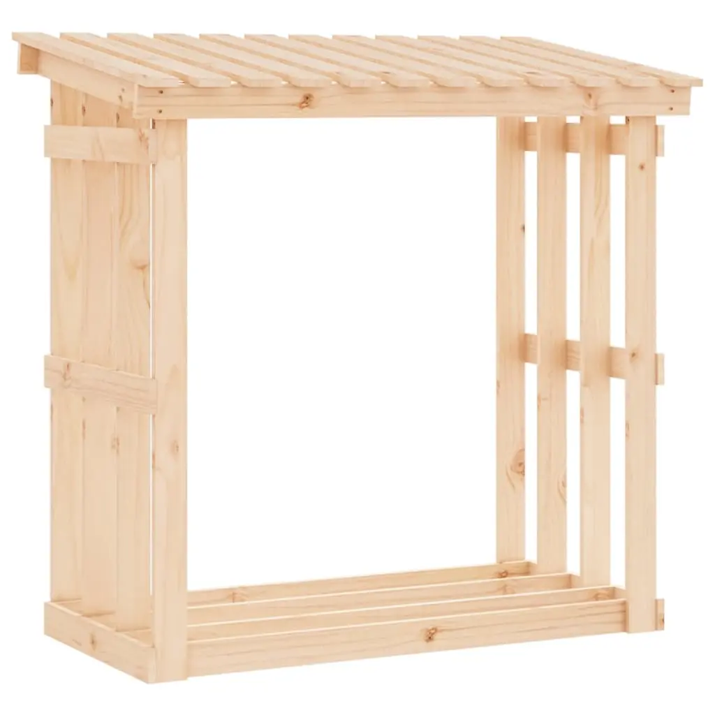 Firewood Rack 108x64.5x109 cm Solid Wood Pine 822427 - Home & Garden