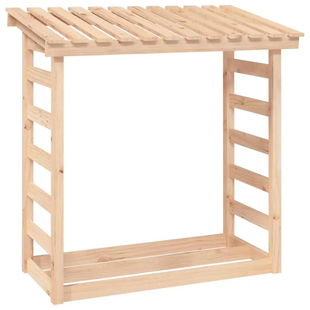 Firewood Rack 108x64.5x110 cm Solid Wood Pine 822437 - Home & Garden