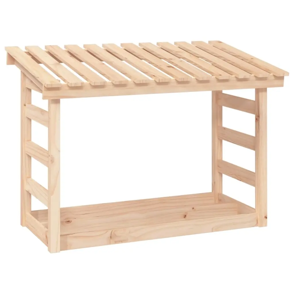 Firewood Rack 108x64.5x78 cm Solid Wood Pine 822442 - Home & Garden