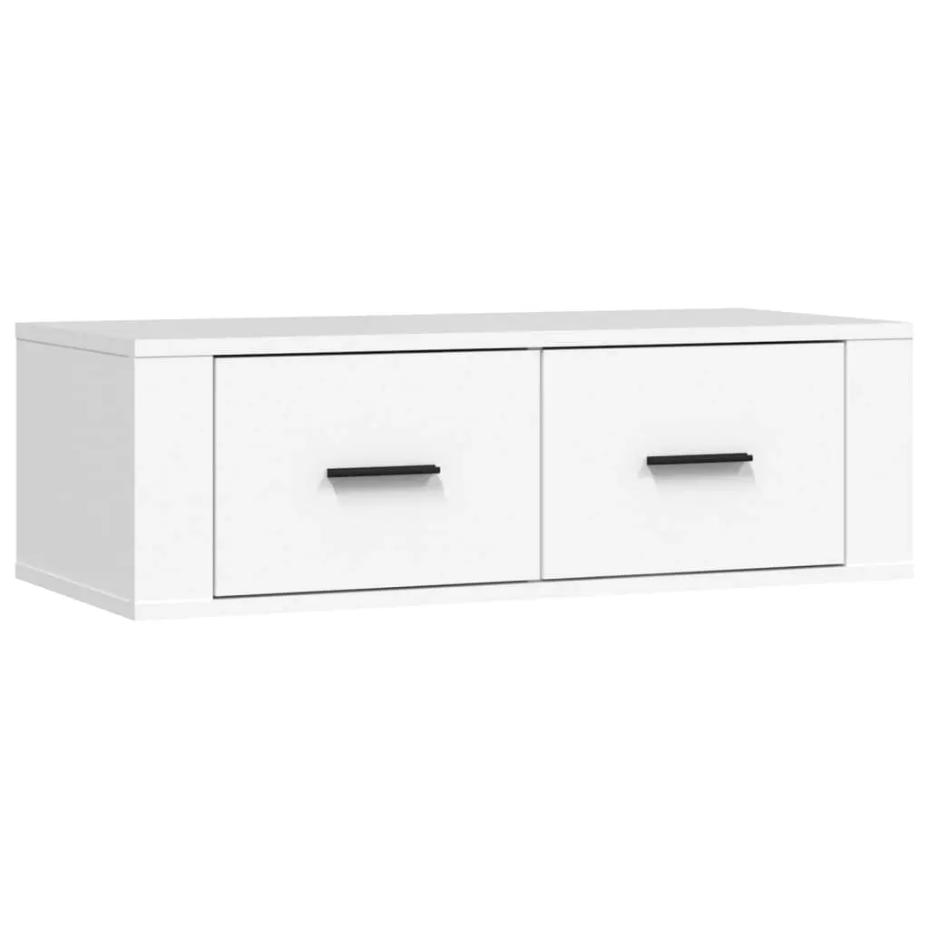 Hanging TV Cabinet White 80x36x25 cm Engineered Wood 816832 - Furniture