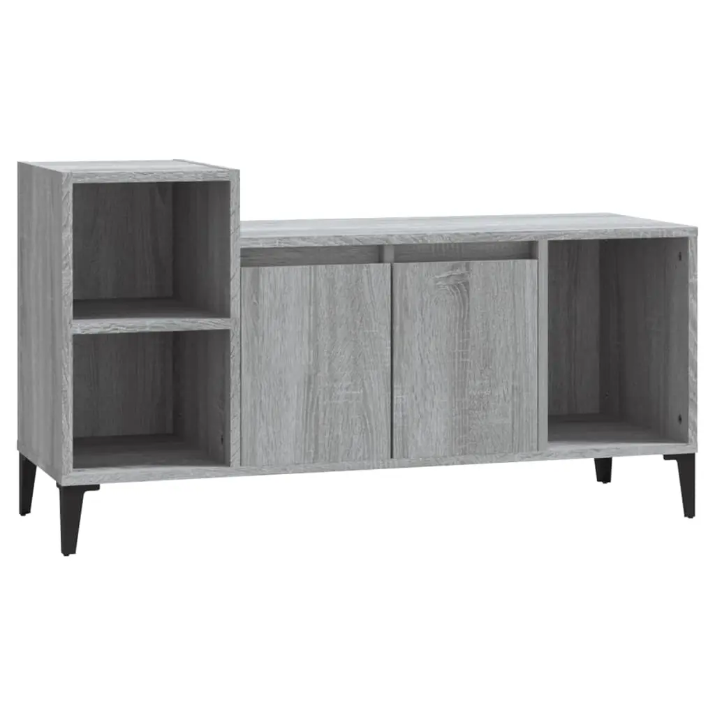 TV Cabinet Grey Sonoma 100x35x55 cm Engineered Wood 821186 - Furniture