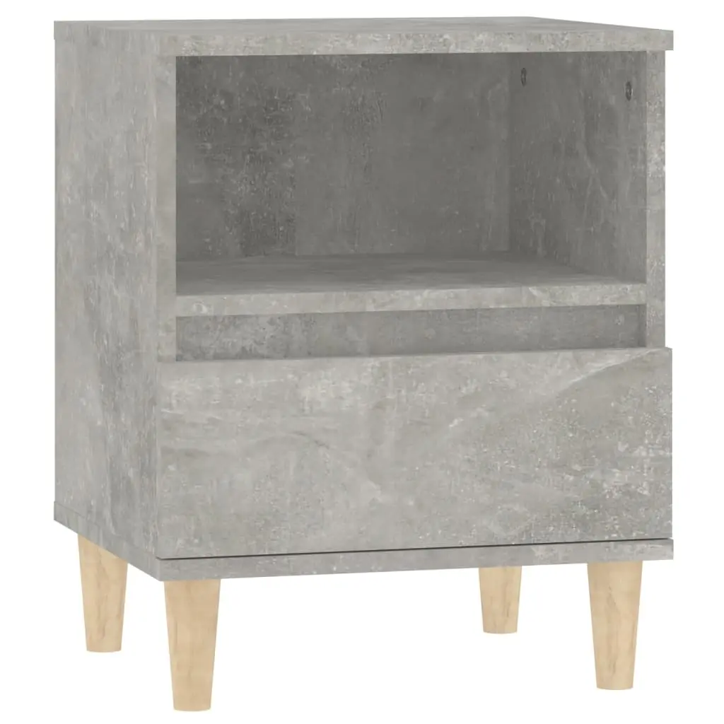 Bedside Cabinet Concrete Grey 40x35x50 cm 821802 - Furniture