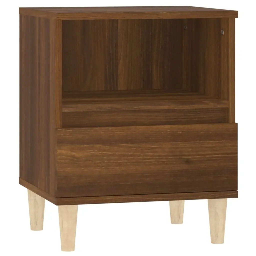 Bedside Cabinet Brown Oak 40x35x50 cm 821808 - Furniture