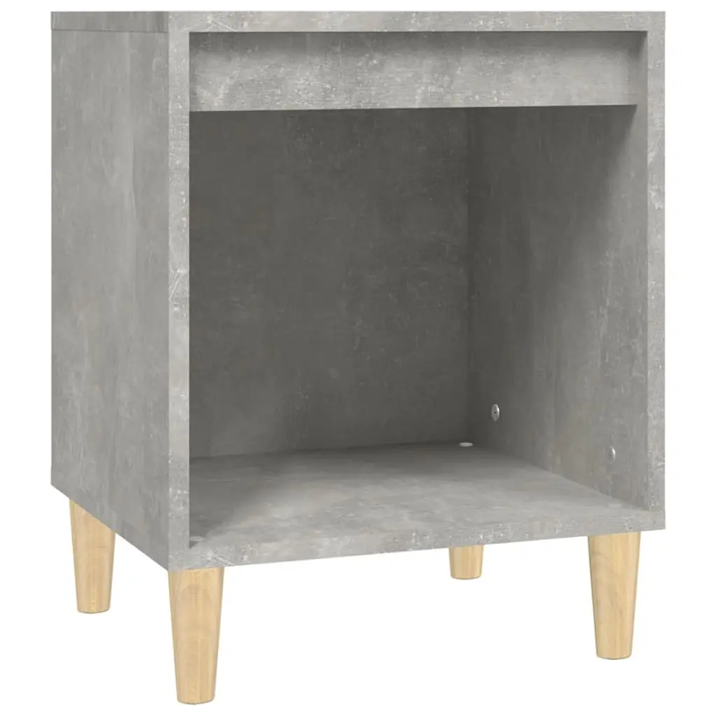 Bedside Cabinet Concrete Grey 40x35x50 cm 821866 - Furniture
