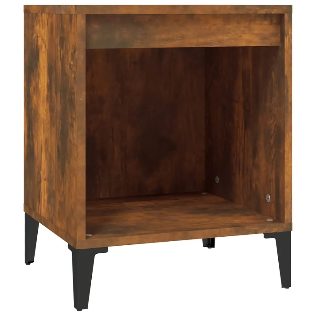 Bedside Cabinet Smoked Oak 40x35x50 cm 821884 - Furniture