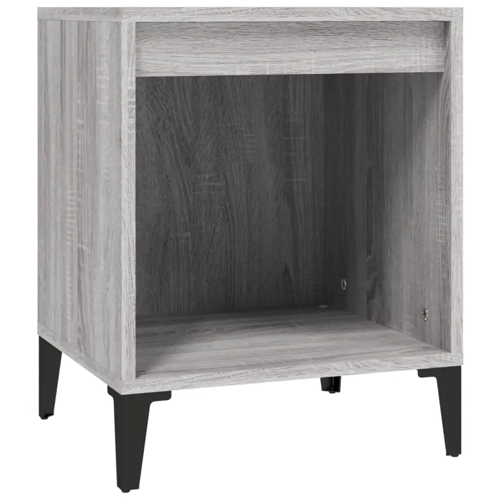 Bedside Cabinet Grey Sonoma 40x35x50 cm 821886 - Furniture