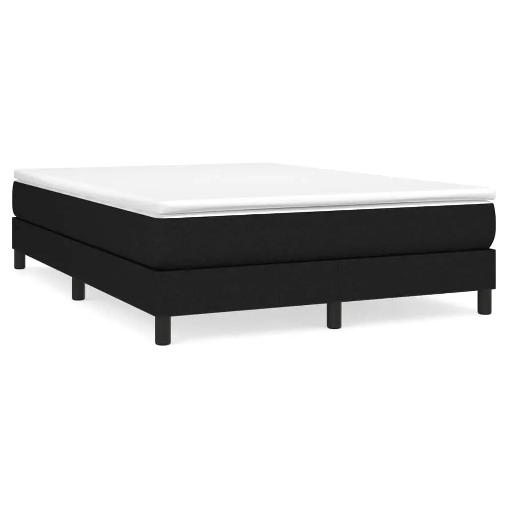 Box Spring Bed Frame Black Queen Fabric 3120559 - Top Selling Beds