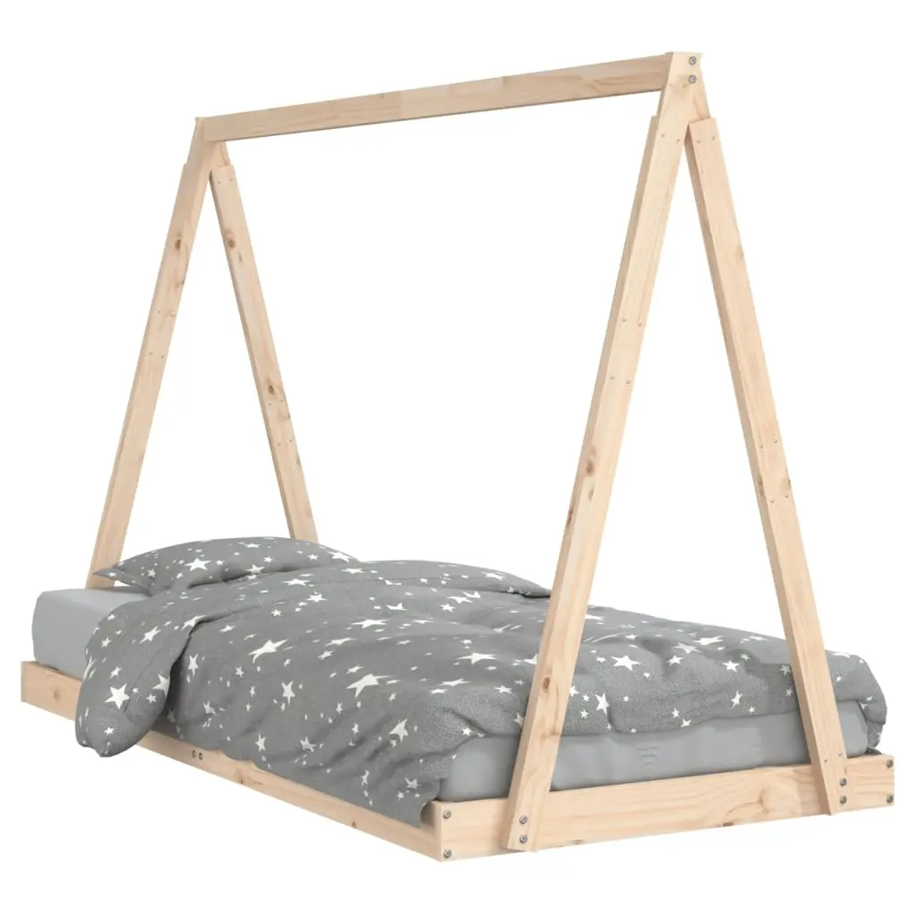Kids Bed Frame 90x190 cm Solid Wood Pine 834531 - Furniture