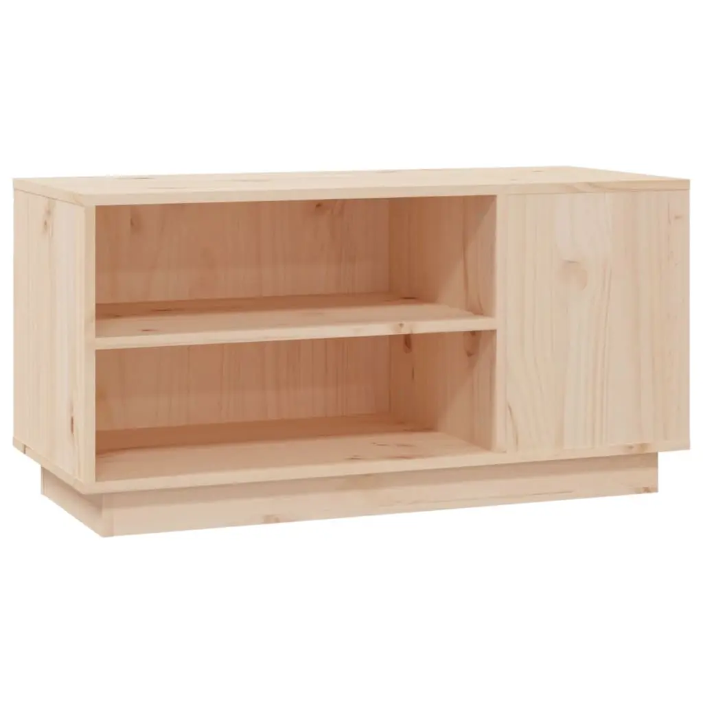 TV Cabinet 80x35x40.5 cm Solid Wood Pine 814404 - Furniture