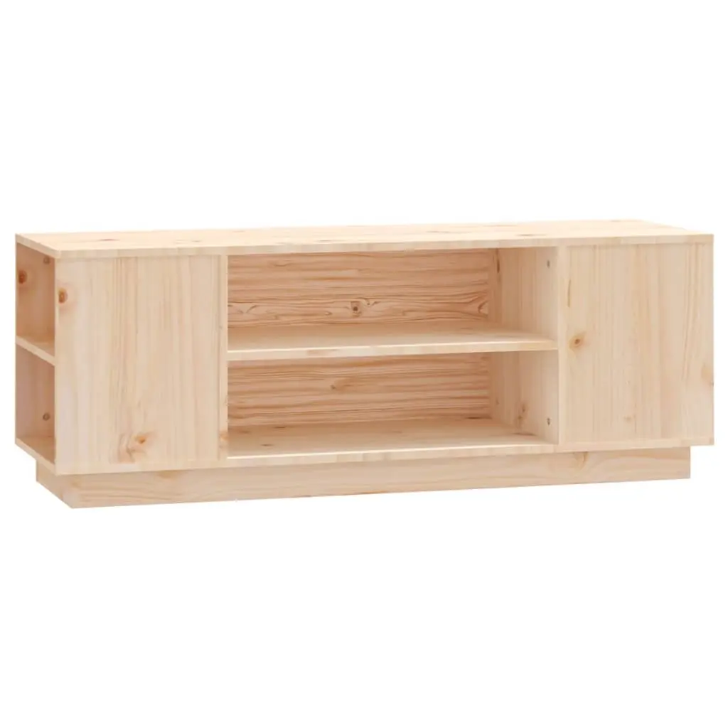 TV Cabinet 110x35x40.5 cm Solid Wood Pine 814409 - Furniture