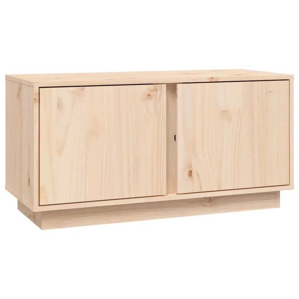 TV Cabinet 80x35x40.5 cm Solid Wood Pine 814469 - Furniture