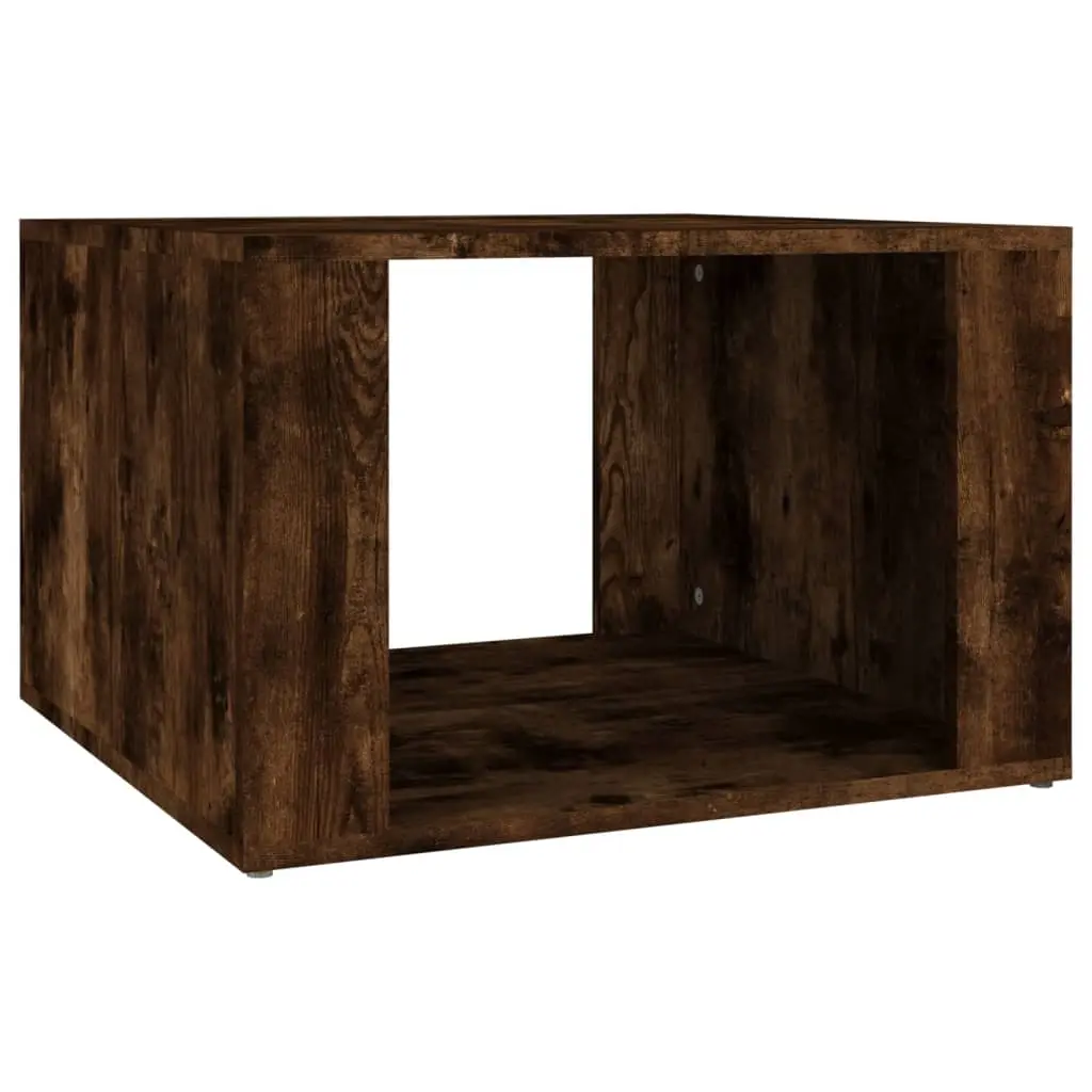 Bedside Table Smoked Oak 57x55x36 cm Engineered Wood 816557 - Furniture