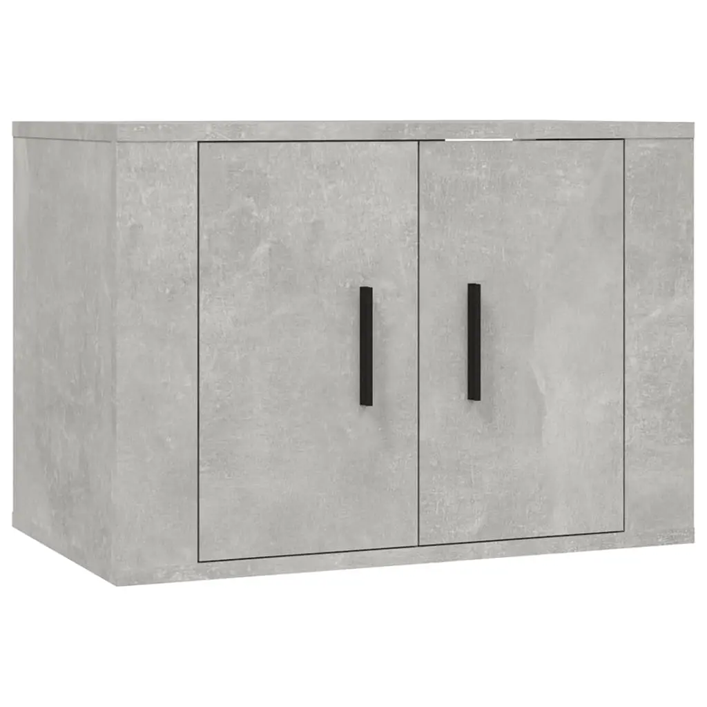 Wall Mounted TV Cabinet Concrete Grey 57x34.5x40 cm 816620 - Furniture
