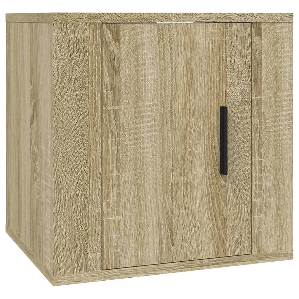 Wall Mounted TV Cabinet Sonoma Oak 40x34.5x40 cm 816646 - Furniture