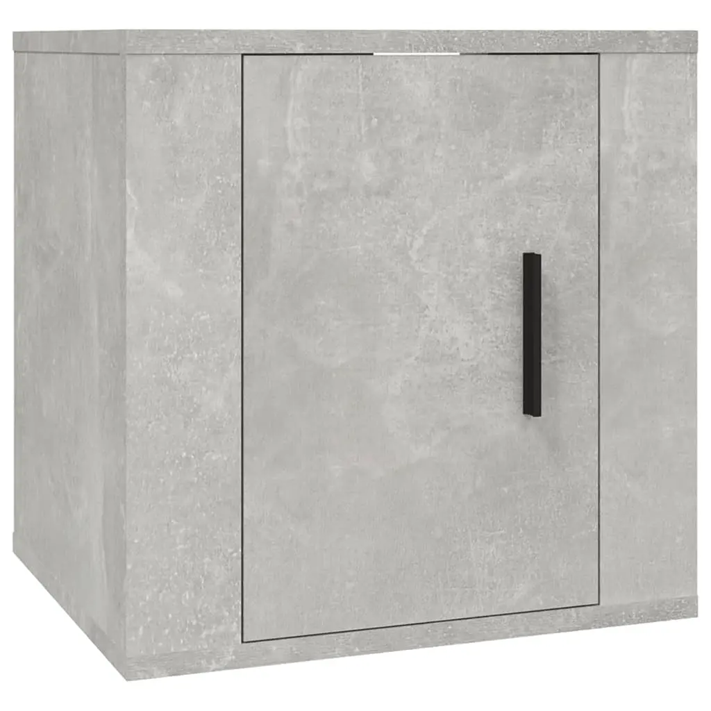 Wall Mounted TV Cabinet Concrete Grey 40x34.5x40 cm 816648 - Furniture