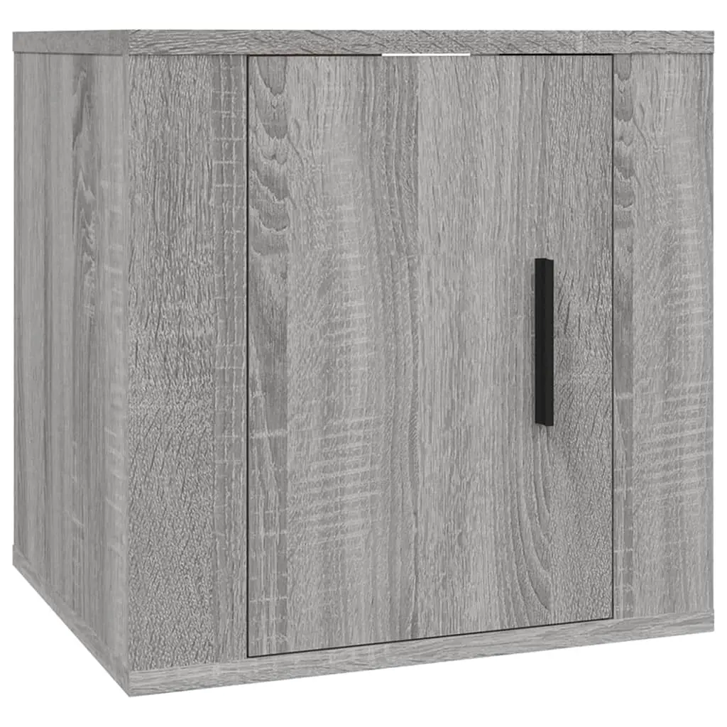 Wall Mounted TV Cabinet Grey Sonoma 40x34.5x40 cm 816652 - Furniture