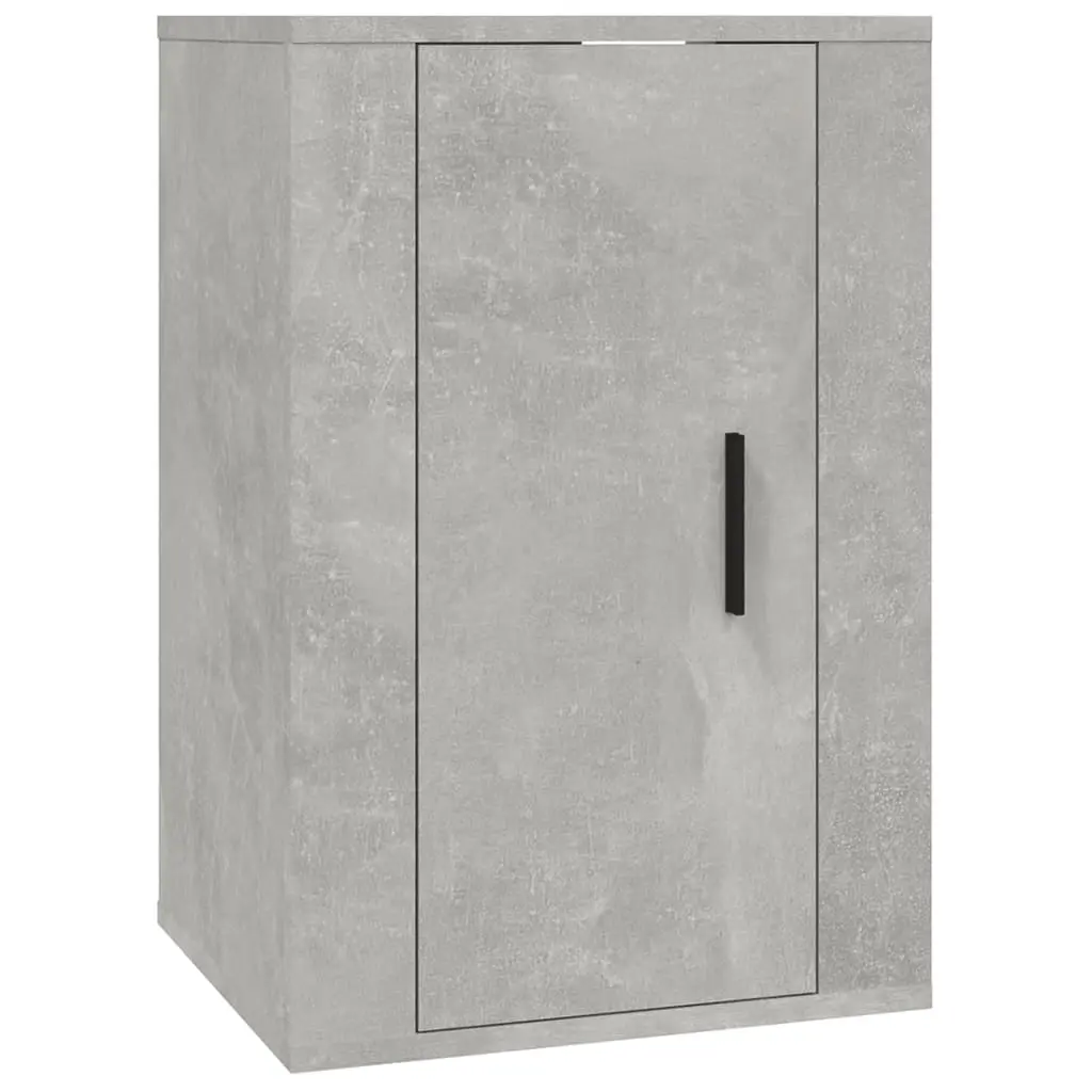 Wall Mounted TV Cabinet Concrete Grey 40x34.5x60 cm 816664 - Furniture