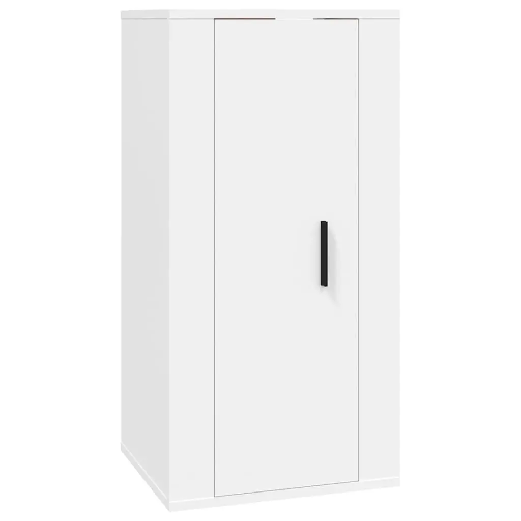 Wall Mounted TV Cabinet White 40x34.5x80 cm 816672 - Furniture