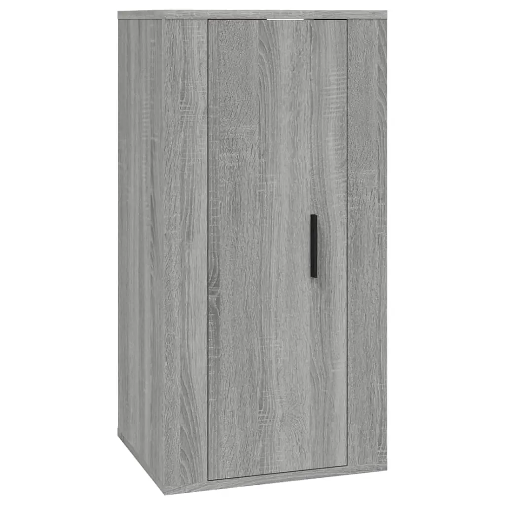 Wall Mounted TV Cabinet Grey Sonoma 40x34.5x80 cm 816678 - Furniture