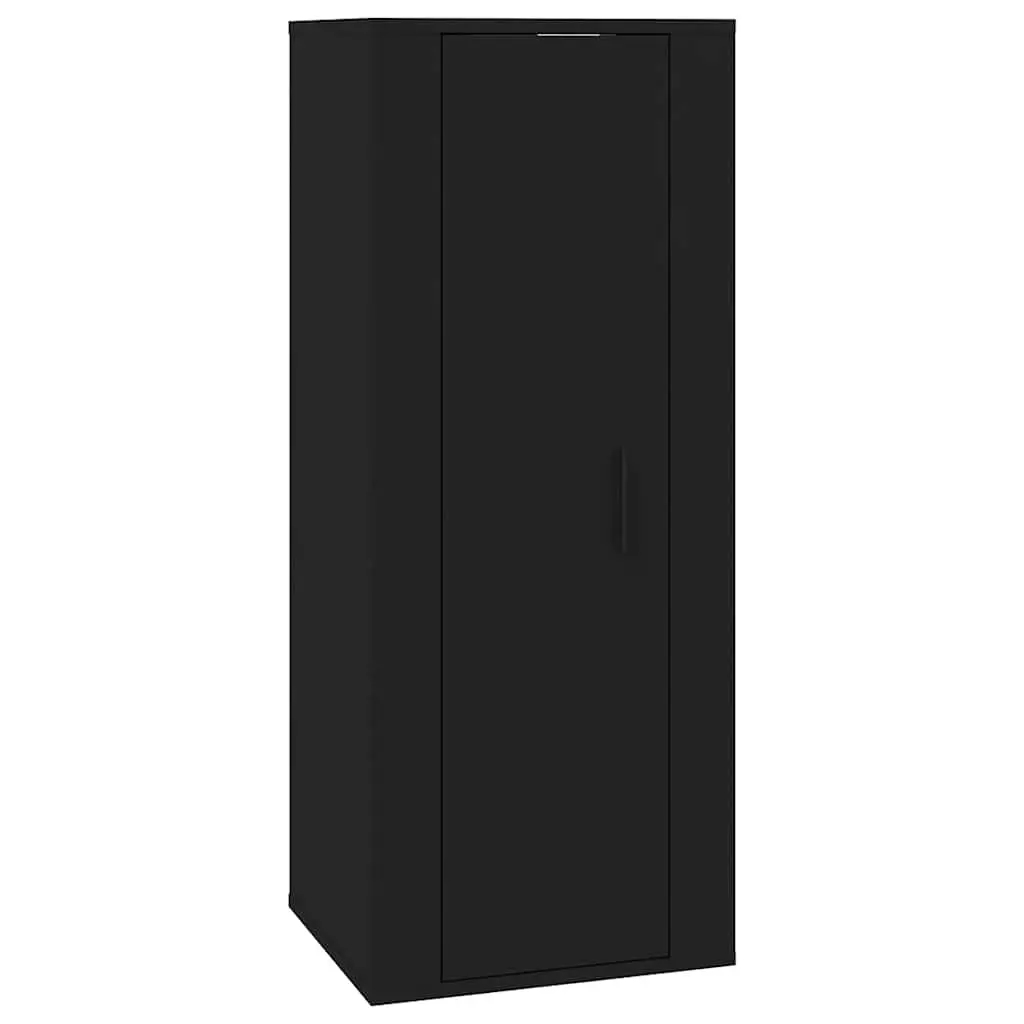 Wall Mounted TV Cabinet Black 40x34.5x100 cm 816681 - Furniture