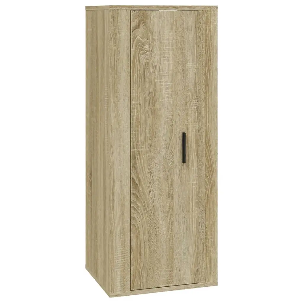 Wall Mounted TV Cabinet Sonoma Oak 40x34.5x100 cm 816683 - Furniture