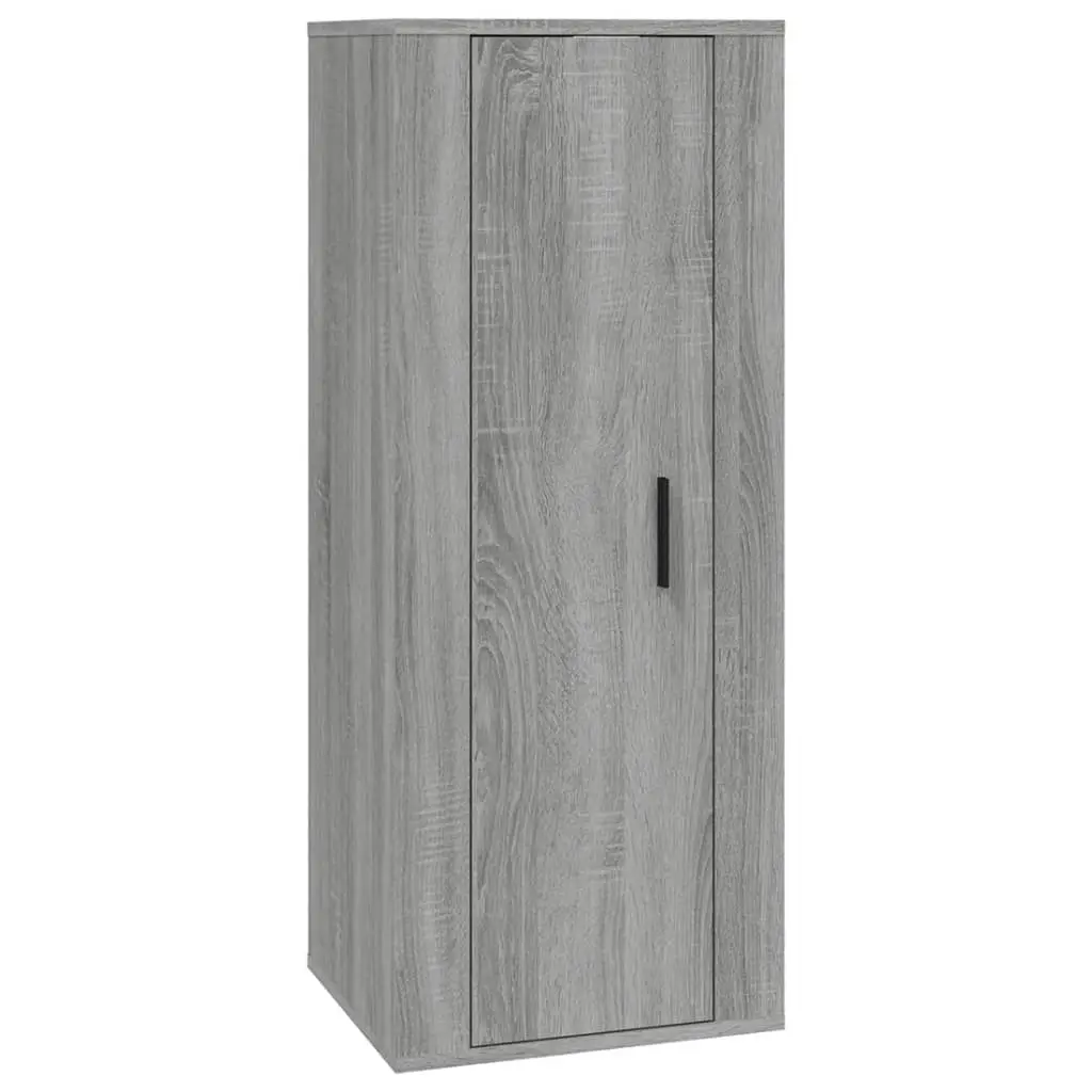 Wall Mounted TV Cabinet Grey Sonoma 40x34.5x100 cm 816686 - Furniture