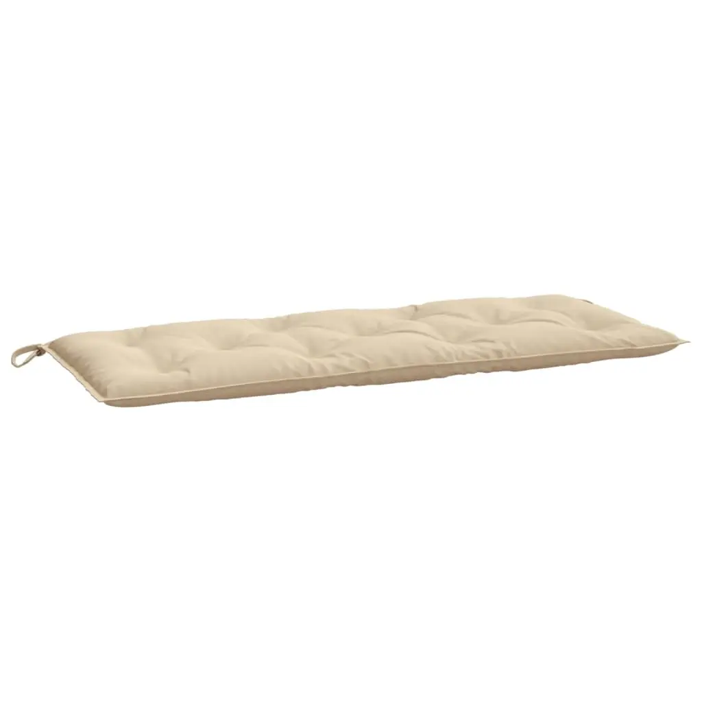 Garden Bench Cushion Beige 120x50x7 cm Oxford Fabric 361586 - Home & Garden