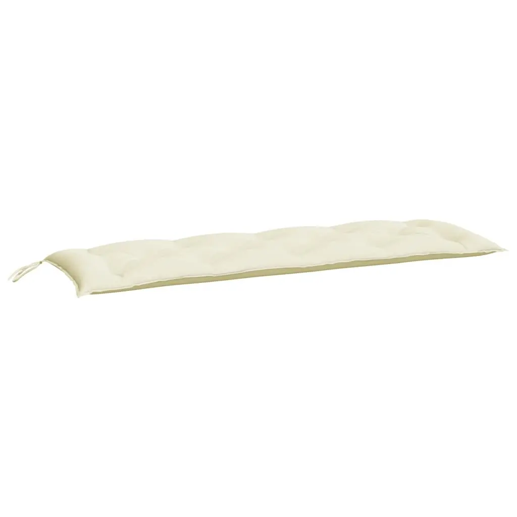 Garden Bench Cushion Cream 150x50x7 cm Oxford Fabric 361604 - Home & Garden