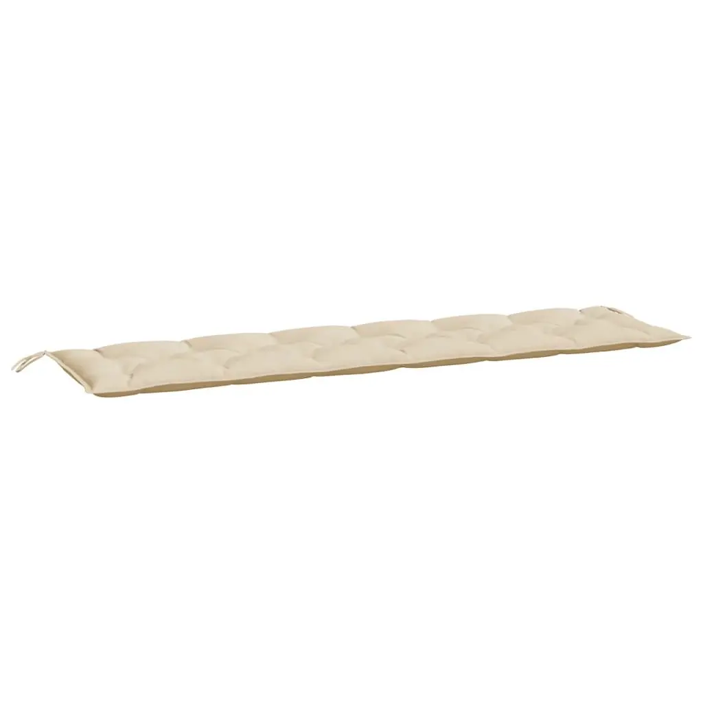 Garden Bench Cushion Beige 200x50x7 cm Oxford Fabric 361643 - Home & Garden