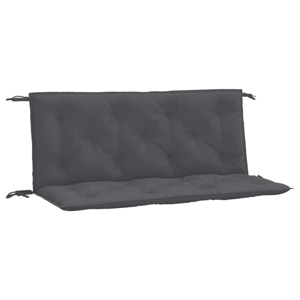 Garden Bench Cushions 2pcs Anthracite 120x50x7cm Oxford Fabric 361678 - Home & Garden