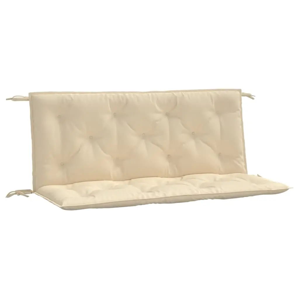 Garden Bench Cushions 2 pcs Beige 120x50x7 cm Oxford Fabric 361681 - Home & Garden