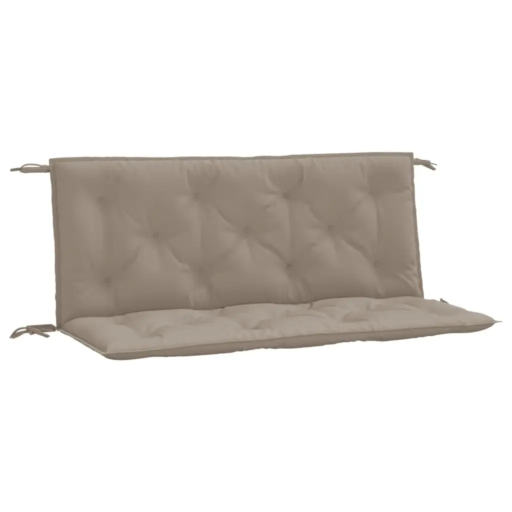 Garden Bench Cushions 2 pcs Taupe 120x50x7 cm Oxford Fabric 361686 - Home & Garden