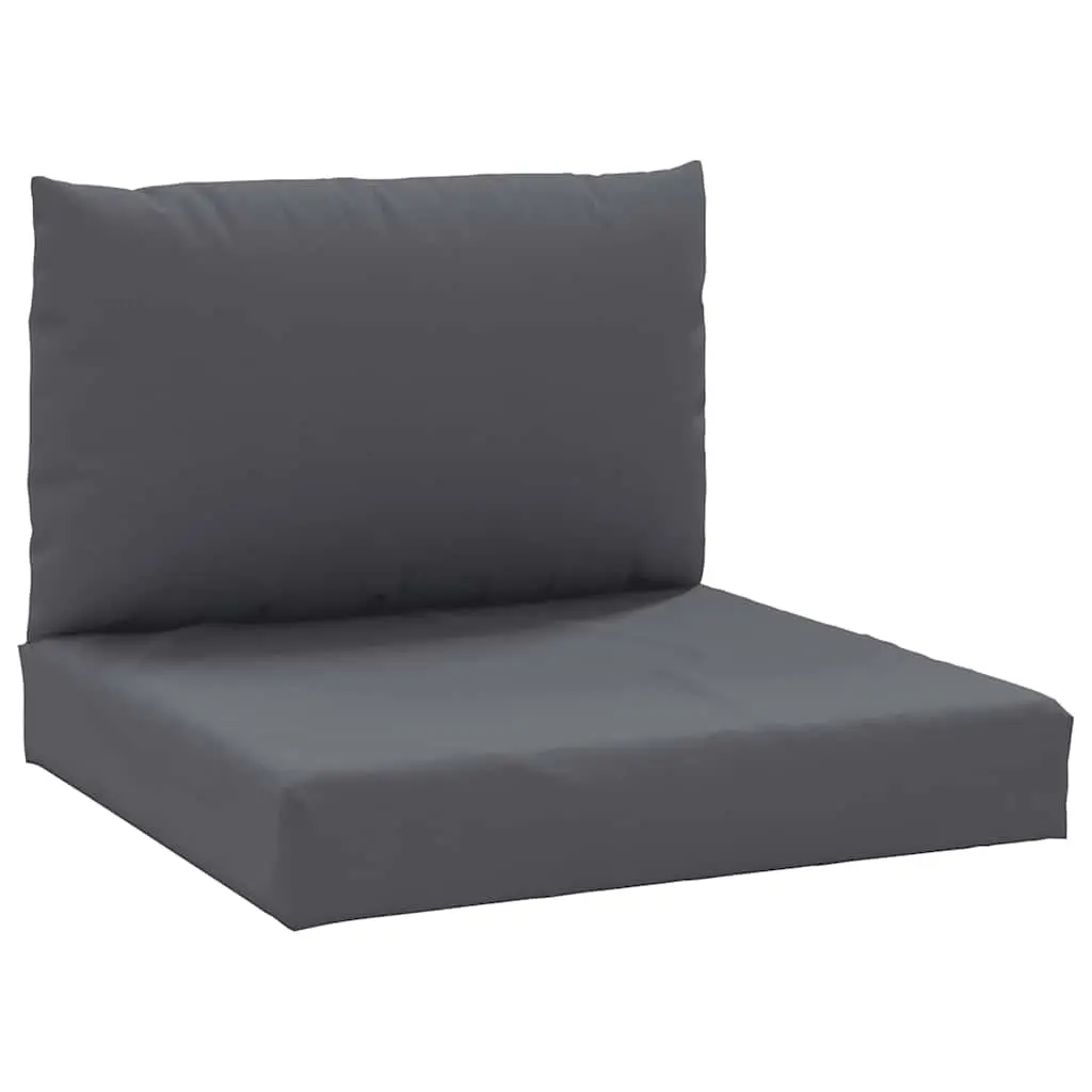 Pallet Cushions 2 pcs Anthracite Oxford Fabric 361754 - Home & Garden