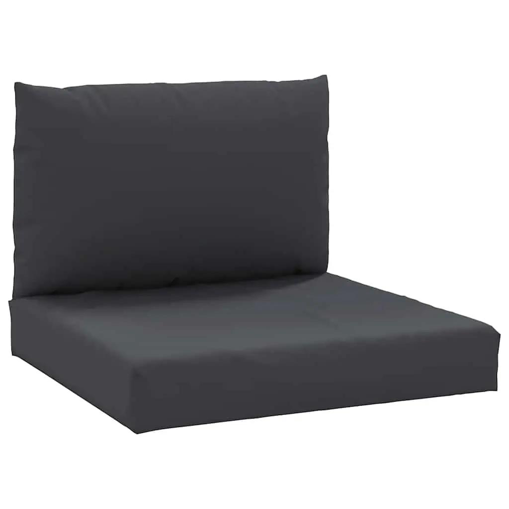 Pallet Cushions 2 pcs Black Oxford Fabric 361761 - Home & Garden