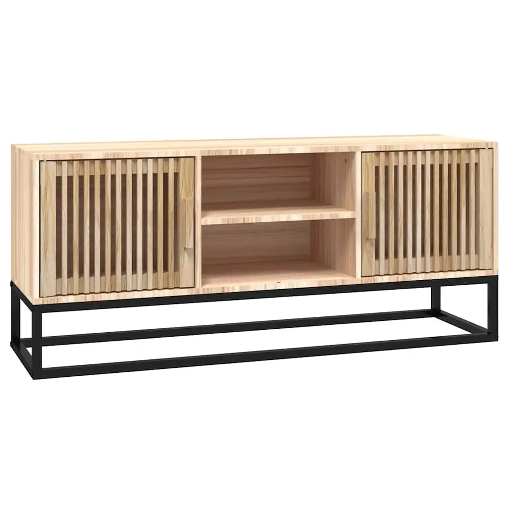 TV Cabinet 105x30x45 cm Engineered Wood and Iron 352099 - Furniture