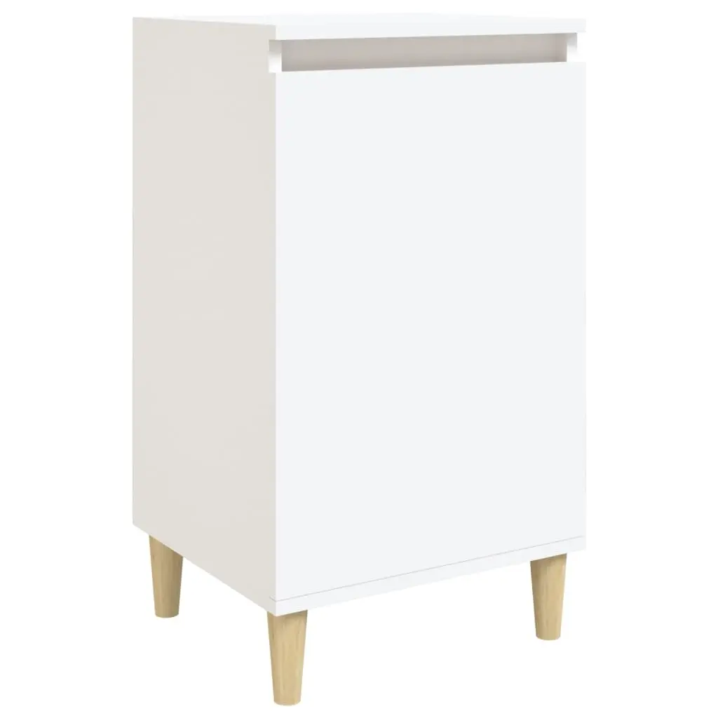 Bedside Cabinet White 40x35x70 cm Engineered Wood 819628 - Furniture