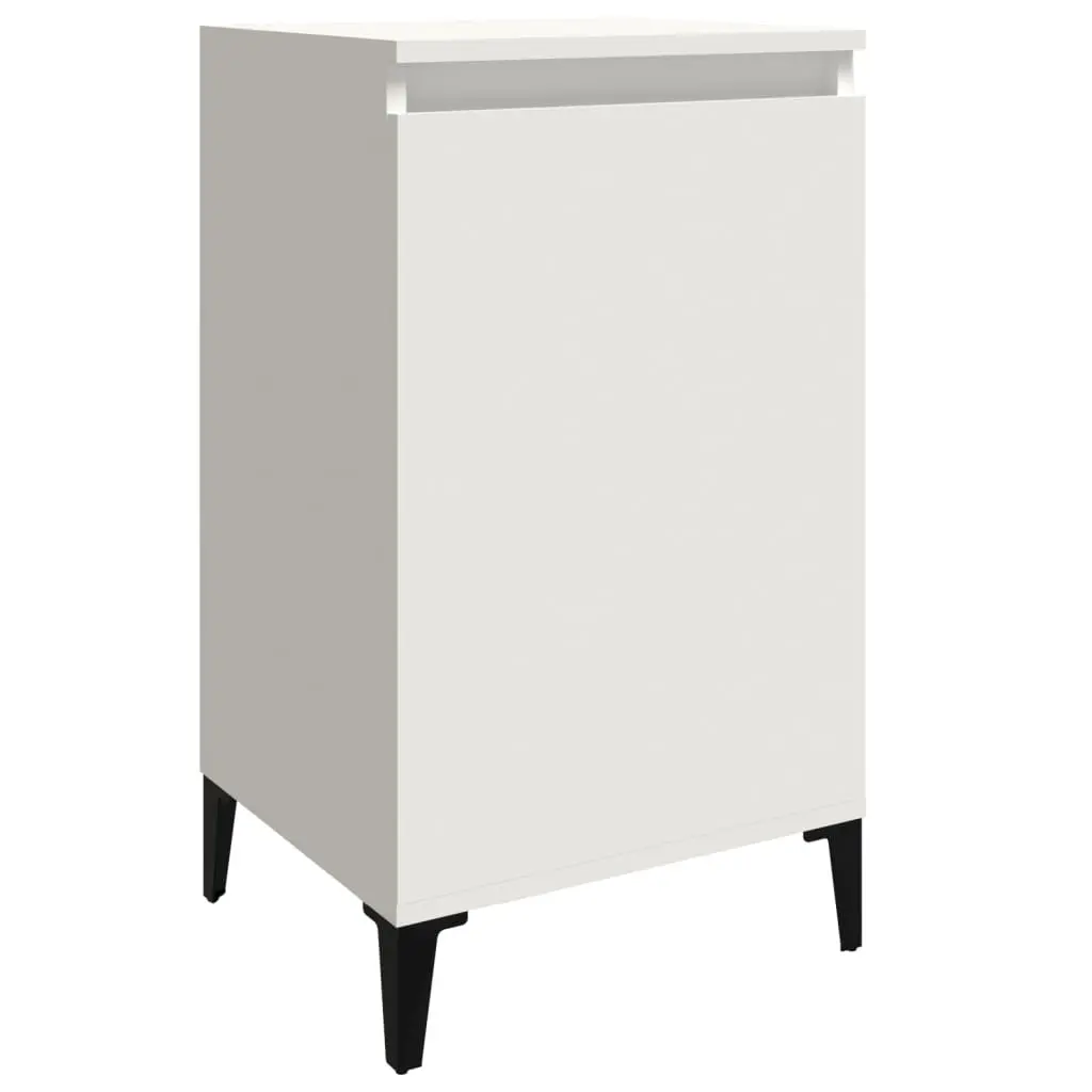 Bedside Cabinet White 40x35x70 cm Engineered Wood 819644 - Furniture